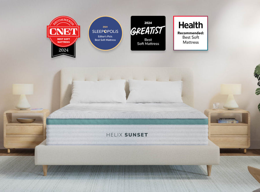 Helix Sunset hybrid mattress - Texan Mattress Montgomery, TX