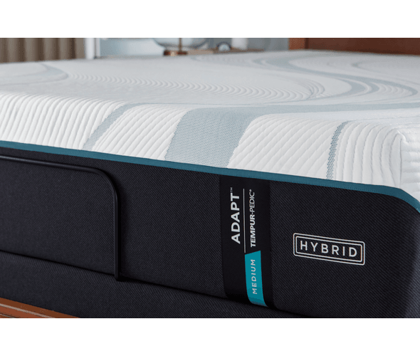 TEMPUR-Adapt medium hybrid mattress in a bedroom setting