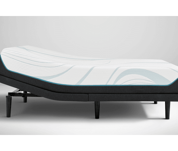 Sleeper resting on the TEMPUR-Adapt medium hybrid mattress