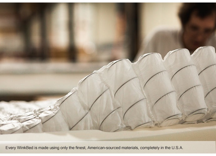 The WinkBed luxury hybrid mattress available at Texan Mattress Montgomery, TX